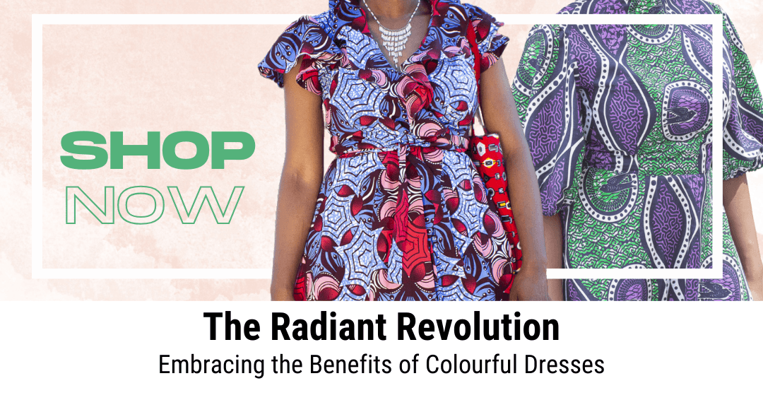 a three forth view of two dresses