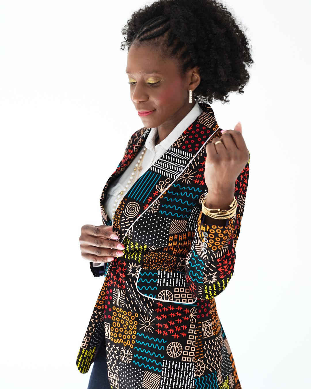 The Ultimate Patchwork African Print Blazer Ankara Long Sleeves Clothes