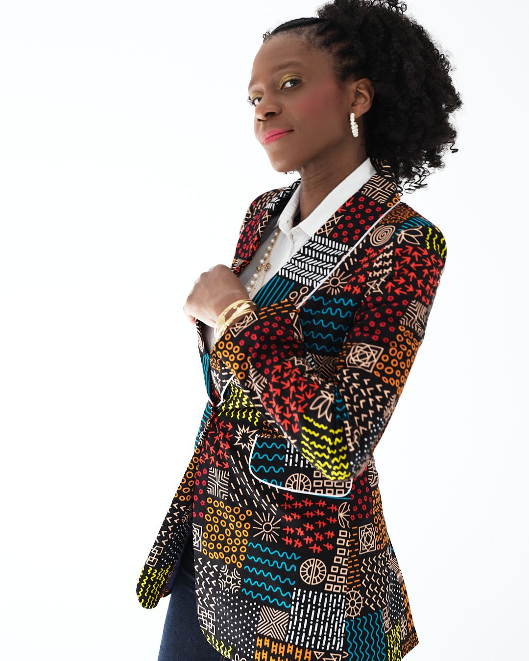 The Ultimate Patchwork African Print Blazer Ankara Long Sleeves Clothes