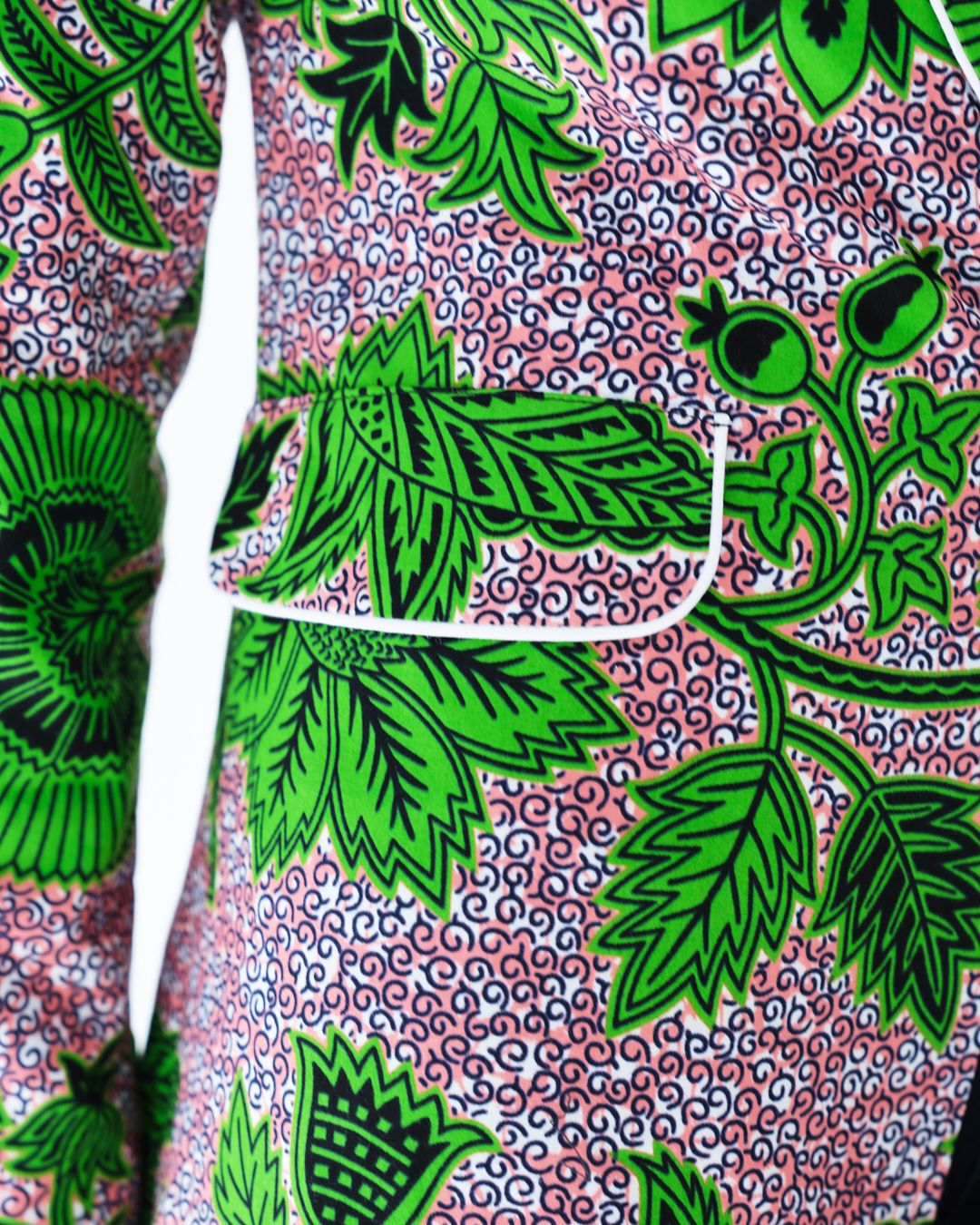 The Ultimate Verdant Bloom Blazer African Print Ankara Long sleeves