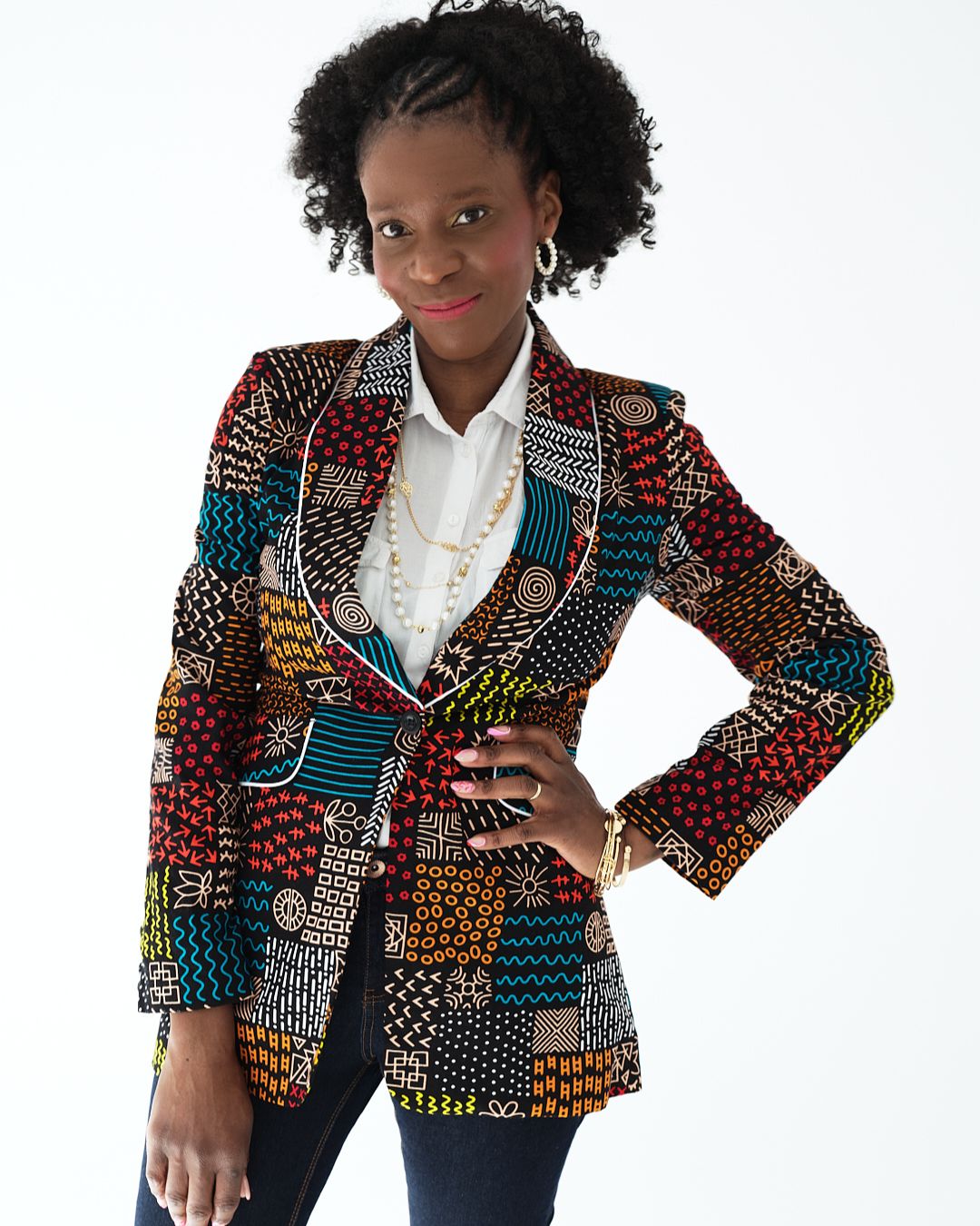 The Ultimate Patchwork African Print Blazer Ankara Long Sleeves Clothes