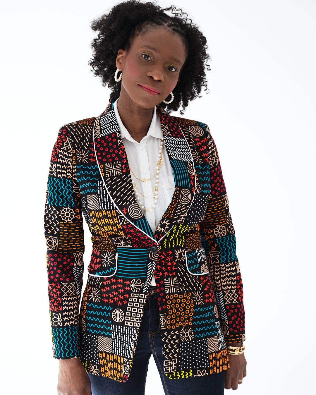 The Ultimate Patchwork African Print Blazer Ankara Long Sleeves Clothes