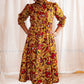 Onyeka African Print Shirt Dress in Brown Ankara Dress