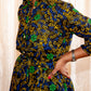 Onyeka African Print Shirt Dress Blue Ankara Dress Clothes