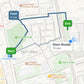 Map of Langdon Park to Studio 9 Minute Walk