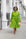 The Ultimate Onyeka African Print Shirt Dress Green Ankara Dress Clothes Pockets