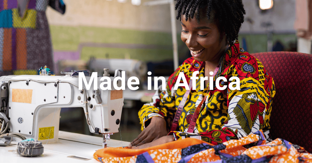 seamstress happily working