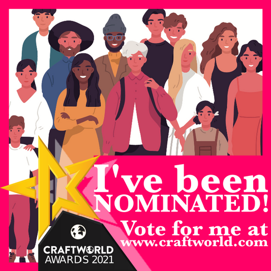 I have been nominated for a Craft World Award!