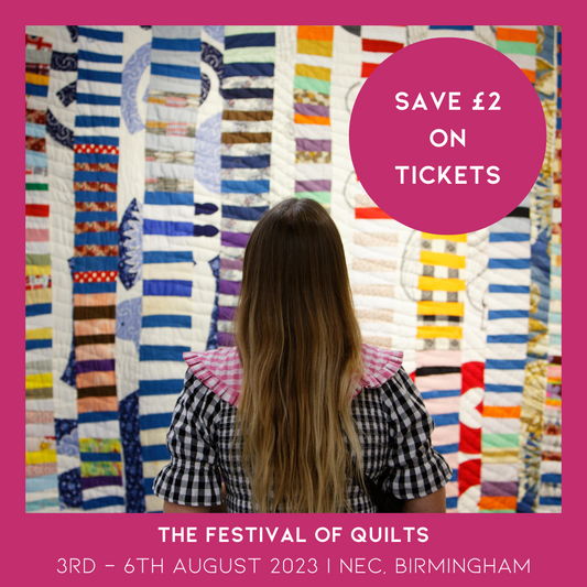 Come join Dovetailed at the Festival of Quilts' 20th Anniversary!