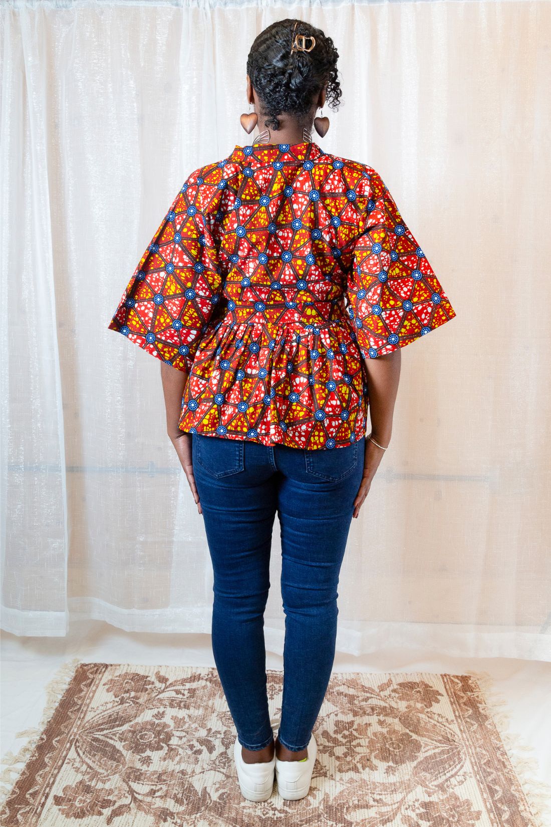 African print plus size best sale