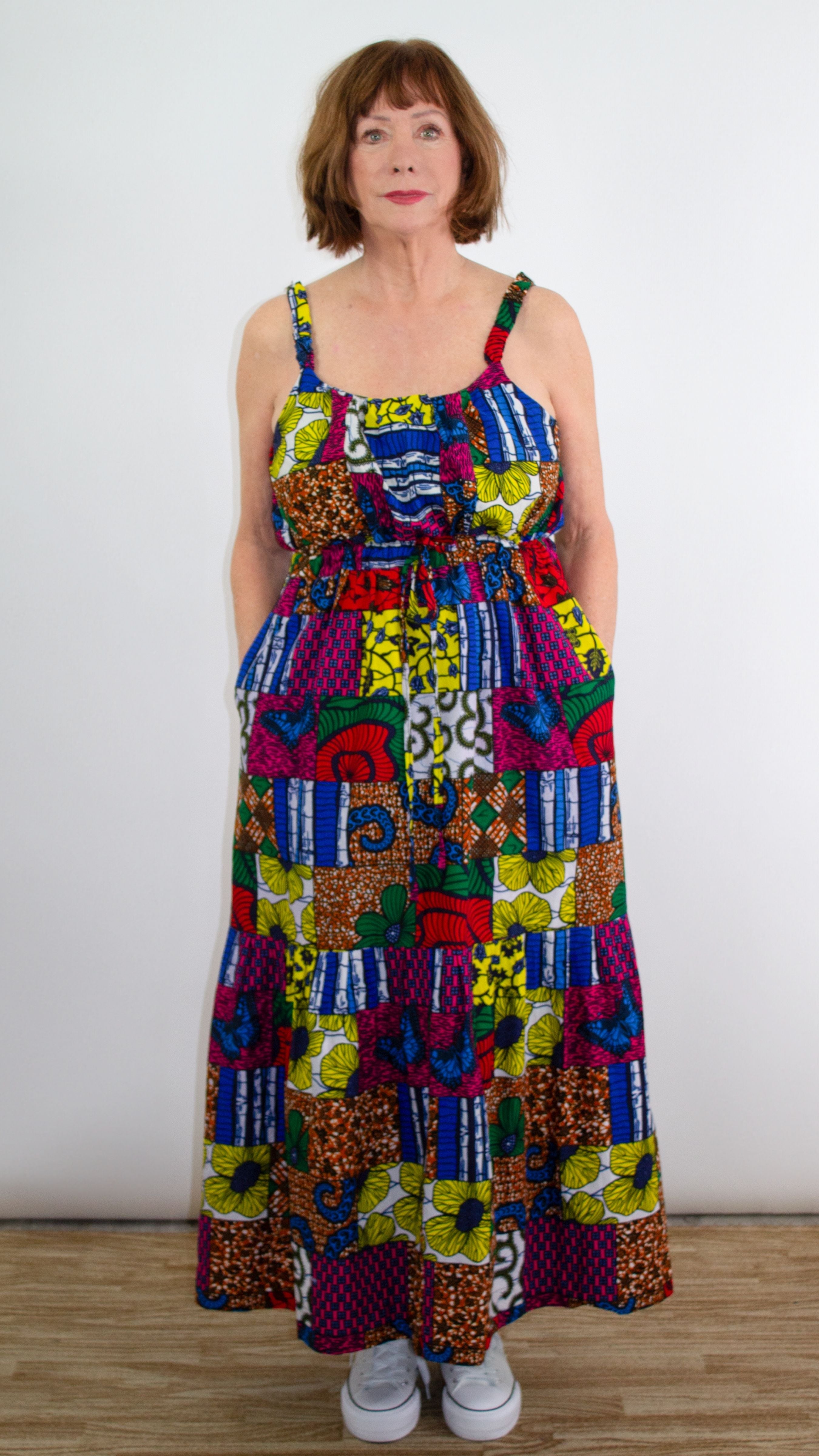 Beatrice African Print Maxi Dress Dovetailed Dovetailed