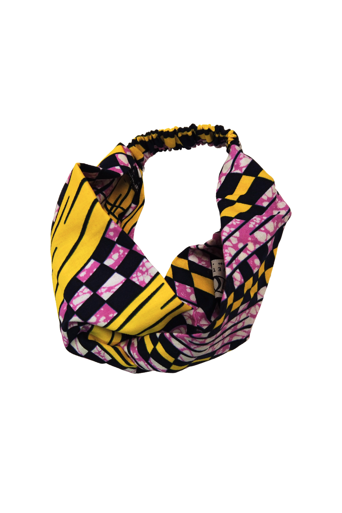 The Ultimate African Print Headband Ankara Handmade Top Knot Pink Elasticated Wide Large Cotton