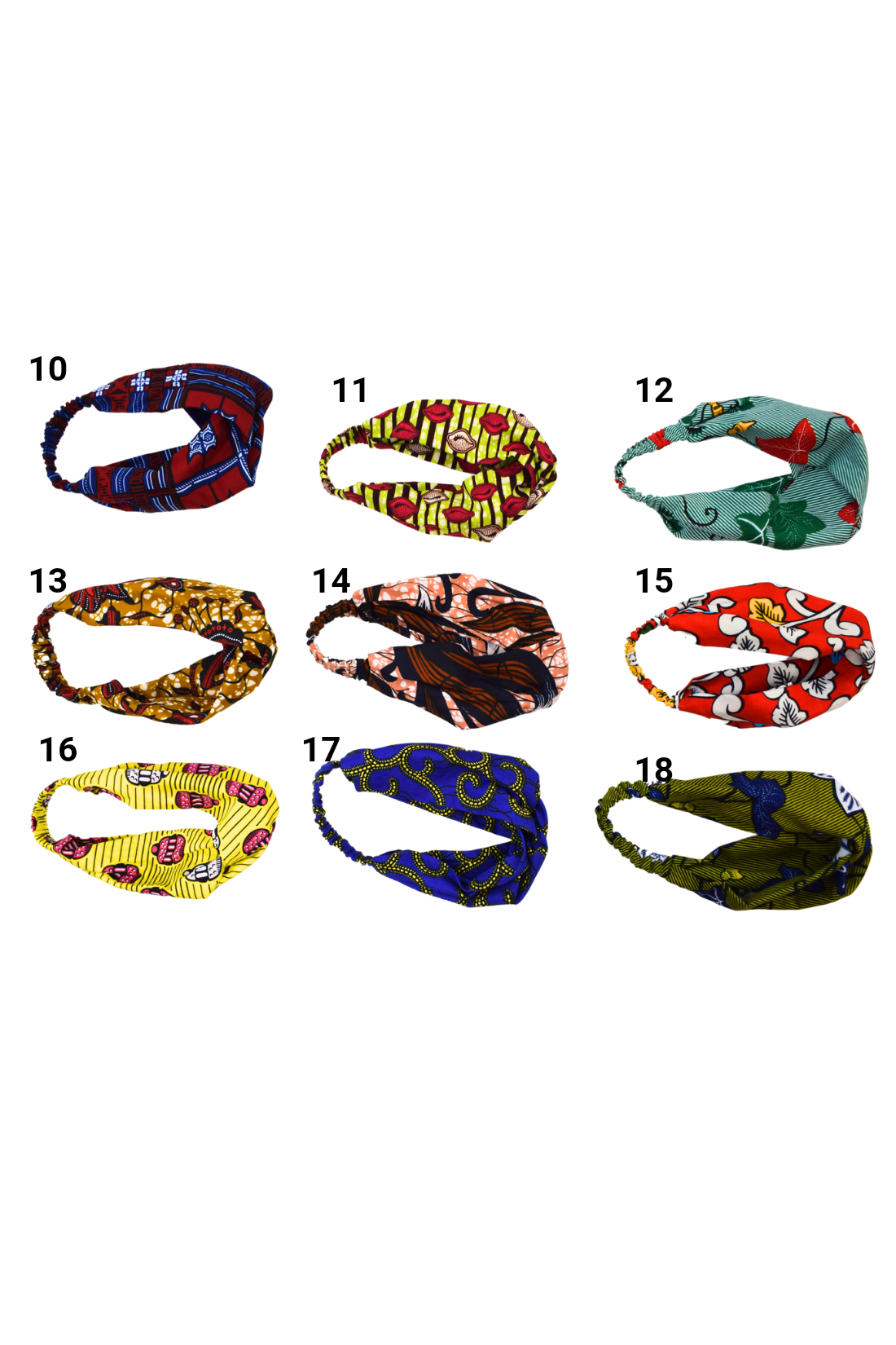 The Ultimate African Print Headbands Ankara Handmade Top Knot Various Elasticated Wide Large Cotton